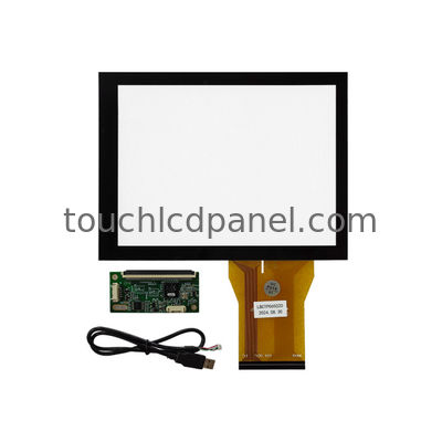 comprar 6.5'' Proyección de pantalla táctil PCAP capacitiva con tratamiento antibrillo para equipos industriales online manufacture
