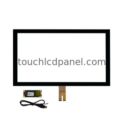 comprar 21.5 pulgadas 16:9 pantalla PCAP Multi Touch con tiempo de respuesta de 10ms lente de cubierta de vidrio templado online manufacture