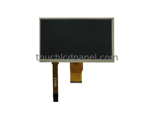 comprar Panel LCD de 7 pulgadas 1024x600 con panel táctil resistivo de carcasa 2.54 de 4 pines para panel de control industrial online manufacture