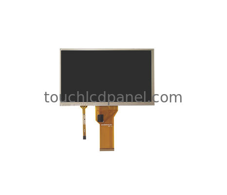 LVDS Panel LCD táctil de 7' con 4 alambres con toque resistivo 800x480 1024x600 píxeles