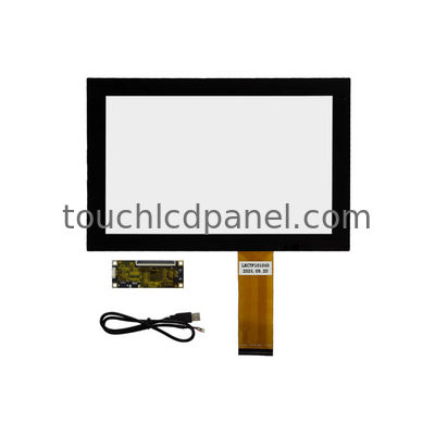 10.1'' Respuesta de velocidad 10 ms PCAP pantallas táctiles interactivas proyectadas capacitivas pantalla táctil vidrio