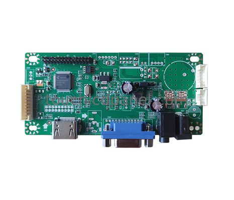 HDMI y VGA a placa AD LVDS con fuente de alimentación de entrada de 12V ampliamente utilizada para monitores de pantalla táctil
