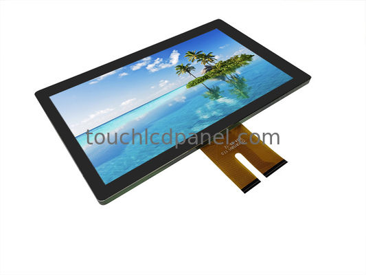15Superposición táctil de vidrio antiexplosivo de 10 mm de 6 pulgadas con tecnología táctil capacitiva proyectada en el panel LCD