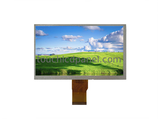 Panel de pantalla de cristal líquido de 7 pulgadas con 400 Cd / m2 Brillo y resolución de 1024x600