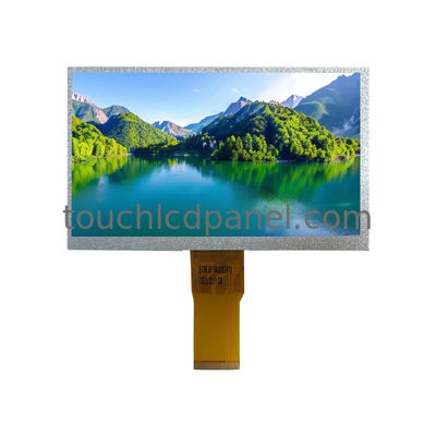 Panel LCD de 7 pulgadas y 50 pines con cable de conexión FPC de 68 mm y resolución de 1024 x 600 y brillo de 400 nits
