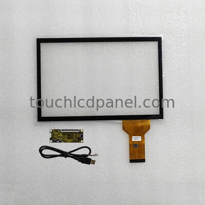 12.1'' Vidrio táctil capacitivo de pantalla ancha con bisel estrecho para panel LCD de 12,1 pulgadas 1280x800