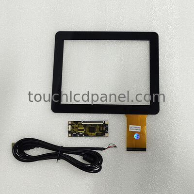 8Vidrio táctil capacitivo de.0 pulgadas con interfaz USB Plug and Play para proporcionar un control táctil preciso y durabilidad